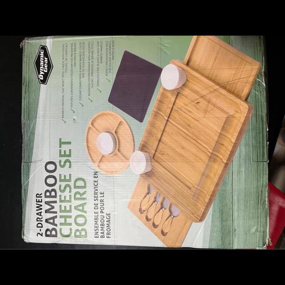 New Bamboo Cheese set board